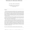 Mechanisms for information elicitation