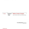 Media Content Analysis