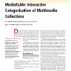 MediaTable: Interactive Categorization of Multimedia Collections