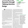 Mediating Group Dynamics through Tabletop Interface Design