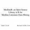 MedlineR: an open source library in R for Medline literature data mining