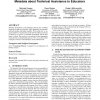 Metadata co-development: a process resulting in metadata about technical assistance to educators