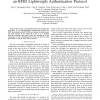 Metaheuristic traceability attack against SLMAP, an RFID lightweight authentication protocol