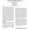 Metaphorical representation in collaborative software engineering