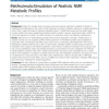 MetAssimulo: Simulation of Realistic NMR Metabolic Profiles