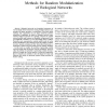 Methods for Random Modularization of Biological Networks