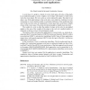 Minimum Cycle Bases in Graphs Algorithms and Applications