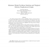 Minimum Weight Euclidean Matching and Weighted Relative Neighborhood Graphs