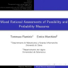 Mixed Rational Assessments of Possibility and Probability Measures