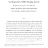 MMSE Based Transceiver Designs in Closed-Loop Non-Regenerative MIMO Relaying Systems