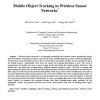Mobile object tracking in wireless sensor networks