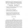 Model Checking for Multiagent Systems: the Mable Language and its Applications