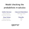 Model checking the probabilistic pi-calculus