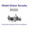 Model driven security for process-oriented systems