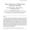 Model identification of ARIMA family using genetic algorithms