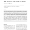 Model order selection for bio-molecular data clustering