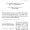 Modeling adaptive node capture attacks in multi-hop wireless networks