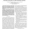 Modeling and analyzing the effects of firewalls and NATs in P2P swarming systems