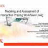Modeling and Assessment of Production Printing Workflows Using Petri Nets