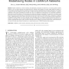 Modeling and Performance Evaluation of Backoff Misbehaving Nodes in CSMA/CA Networks