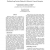 Modeling Group Decision-Making for Collaborative Teams in Enterprises