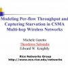 Modeling Per-Flow Throughput and Capturing Starvation in CSMA Multi-Hop Wireless Networks