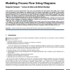 Modeling process flow using diagrams