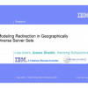 Modeling redirection in geographically diverse server sets
