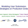 Modeling user submission strategies on production grids