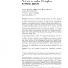 Modelling Peer-to-Peer Data Networks Under Complex System Theory