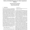 Models and Modeling Infrastructures for Global Computational Platforms