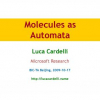 Molecules as Automata