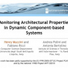 Monitoring Architectural Properties in Dynamic Component-Based Systems