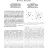 Monotone percolation and the topology control of wireless networks