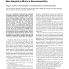 Monte Carlo Algorithm for Least Dependent Non-Negative Mixture Decomposition