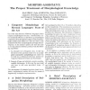 MORPHO-ASSISTANT: The Proper Treatment of Morphological Knowledge