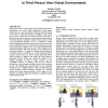 Motion-capture-based avatar control framework in third-person view virtual environments