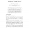 Multi-Objective Probability Collectives