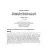 Multiagent-based simulation of societal networking in a consumer marketplace