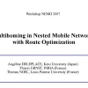 Multihoming in Nested Mobile Networks with Route Optimization