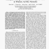 Multipath routing for multiple description video in wireless ad hoc networks