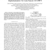 Multiple-lifting scheme: memory-efficient VLSI implementation for line-based 2-D DWT