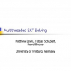 Multithreaded SAT Solving