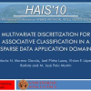 Multivariate Discretization for Associative Classification in a Sparse Data Application Domain