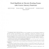 Nash Equilibria in Discrete Routing Games with Convex Latency Functions
