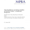 Nash equilibrium and robust stability in dynamic games: A small-gain perspective