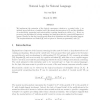 Natural Logic for Natural Language