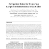 Navigation Rules for Exploring Large Multidimensional Data Cubes