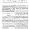 Near-capacity iterative decoding of binary self-concatenated codes using soft decision demapping and 3-D EXIT charts