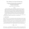 Near minimax line spectral estimation